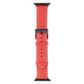 Leather Watch Band For Apple Watch Series 9&8&7 41mm / SE 3&SE 2&6&SE&5&4 40mm / 3&2&1 38mm(Red)
