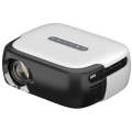 DR-860 1920x1080 1000 Lumens Portable Home Theater LED Projector, Plug Type: US Plug(Black White)