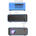 T4 Same Screen Version 1024x600 1200 Lumens Portable Home Theater LCD Projector, Plug Type:US Plu...