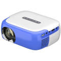 DR-860 1920x1080 1000 Lumens Portable Home Theater LED Projector, Plug Type:EU Plug(Blue White)
