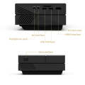 YG450 1280x720 1500 Lumens Portable Home Theater LED HD Projector, Plug Type:AU Plug(Black)
