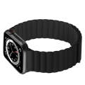 Silicone Magnetic Integrated Long Strap Watch Band For Apple Watch Series 8&7 45mm / SE 2&6&SE&5&...