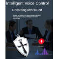 Q4 Cross Pattern AI Intelligent High-definition Noise Reduction Voice Control U Disk Recorder MP3...