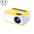T20 320x240 400 Lumens Portable Home Theater LED HD Digital Projector, Same Screen Version, US Pl...