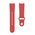 For Samsung Galaxy Watch4 40&44mm/Watch4 Classic 42&46mm Silicone Reverse Buckle Watch Band(Red)