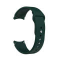 For Samsung Galaxy Watch4 40&44mm/Watch4 Classic 42&46mm Silicone Reverse Buckle Watch Band(Green)