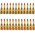 A6521 24 in 1 Car Gold-plated Red and Black 4mm Banana Head Audio Plug