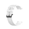 For Amazfit GTR Silicone Smart Watch Watch Band, Size:20mm(White)