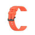 For Amazfit GTR Silicone Smart Watch Watch Band, Size:20mm(Orange Red)
