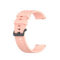 For Amazfit GTR Silicone Smart Watch Watch Band, Size:20mm(Light Pink)