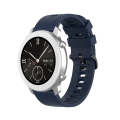 For Amazfit GTR Silicone Smart Watch Watch Band, Size:22mm(Dark Blue)