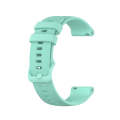 For Garmin Silicone Smart Watch Watch Band, Size:18mm Universal(Mint Green)