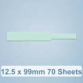 12.5 x 99mm 70 Sheets Thermal Label Data Cable Sort Stickers For NiiMbot D101 / D11(Mint Green)