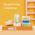 20 x 75mm 90 Sheets Thermal Printing Label Paper Stickers For NiiMbot D101 / D11(Lemon Yellow)