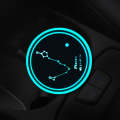 2 PCS Car Constellation Series AcrylicColorful USB Charger Water Cup Groove LED Atmosphere Light(...