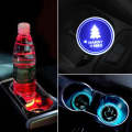 Car AcrylicColorful USB Charger Water Cup Groove LED Atmosphere Light(Christmas Tree)