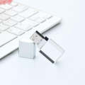 Crystal Flash Light Emitting USB 2.0 Flash Drive Car Music USB Flash Drive, Capacity:8GB(White)
