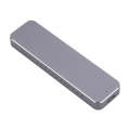 V195A USB-C / Type-C Female to M.2 NVMe SSD Hard Drive Enclosure(Grey)