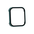 For OPPO Watch 2 42mm PC + Tempered Glass Watch Protective Case(Pine Needle Green)