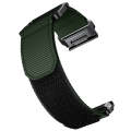 For Garmin Fenix 6X / 5X 26mm Hook And Loop Fastener Nylon Watch Band(Army Green)
