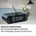 DAB-A5 LED Display Bedside DAB/FM Clock Radio with Bluetooth Speaker, EU Version(Black)