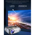 T7i 720P 200 ANSI Home Theater LED HD Digital Projector, Basic Version, US Plug(Silver Grey)