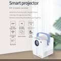 Q96 E300 Intelligent Portable HD 4K Projector, UK Plug, Specification:Basic Version(White)