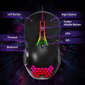 ONIKUMA CW902 RGB Lighting Wired Mouse(Black)