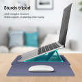 12 inch Multifunctional Mouse Pad Stand Handheld Laptop Bag(Pink)