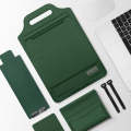 13 inch Multifunctional Mouse Pad Stand Handheld Laptop Bag(Green)