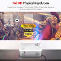 AUN AKEY8 1920x1080 6000 Lumens Portable Home Theater LED HD Digital Projector, Basic Version, UK...