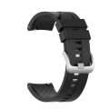 For Huawei GT Silicone Watch Band(Black)