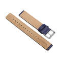 For Huawei Band 3 Smart Bracelet Leather Watch Band(Navy Blue)