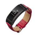 For Huawei Band 3 Smart Bracelet Leather Watch Band(Red)