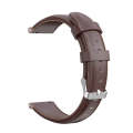 For Huawei B3 Oil Wax Leather Watch Band(Brown)