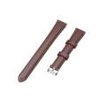 For Huawei B3 Oil Wax Leather Watch Band(Brown)