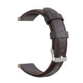 For Huawei B5 Oil wax Leather Watch Band(Coffee)