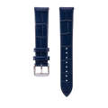 For Huawei B5 Bamboo Leather Watch Band(Blue)