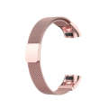 For  Huawei Band 3 & 4 Pro Milanese Strap(Rose Pink)