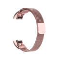 For  Huawei Band 3 & 4 Pro Milanese Strap(Rose Pink)