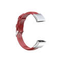 For Huawei Band 3 & 4 Pro Oil wax Leather Watch Band(Big Red)