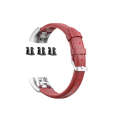 For Huawei Band 3 & 4 Pro Oil wax Leather Watch Band(Big Red)
