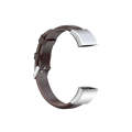 For Huawei Band 3 & 4 Pro Oil wax Leather Watch Band(Coffee)