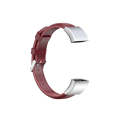 For Huawei Band 3 & 4 Pro Oil wax Leather Watch Band(Crimson)