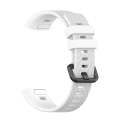 For Huawei Band 3 & 4 Pro Silicone Watch Band(White)