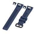 For Huawei Band 3 & 4 Pro Silicone Watch Band(Navy Blue)