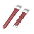 For Huawei Honor 4 & 5 Oil Wax Leather Watch Band(Big Red)