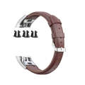 For Huawei Honor 4 & 5 Oil Wax Leather Watch Band(Brown)