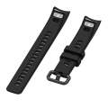 Silicone Watch Band for Huawei Honor Band 4 & 5(Black)