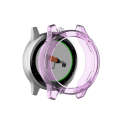 For Garmin Vivoactive 4 TPU Protective Shell(Transparent Purple)